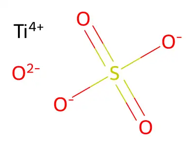 Titanium, oxo(sulfato(2-)-kappaO,kappaO')- structure