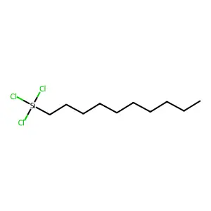 Silane, trichlorodecyl- structure