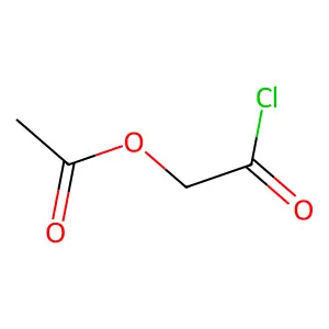 Acetoxyacetyl chloride structure