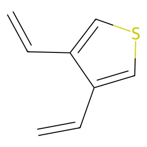 Thiophene, 3,4-diethenyl- structure