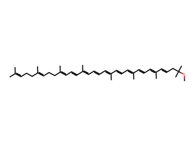 Spheroidene structure