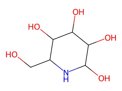 5-Amino-5-deoxygalactopyranose structure
