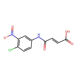 4-(4-Chloro-3-nitroanilino)-4-oxobut-2-enoic acid structure