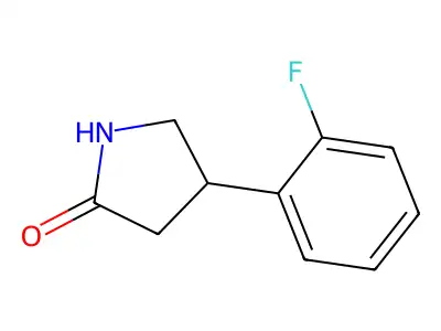 4-(2-Fluorophenyl)pyrrolidin-2-one structure