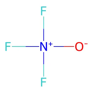 Nitrogen fluoride oxide (NF3O), (T-4)- structure