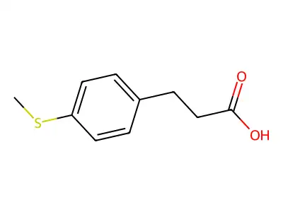 3-[4-(Methylsulfanyl)phenyl]propanoic acid structure