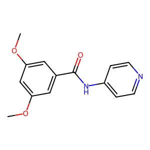 3,5-Dimethoxy-N-pyridin-4-yl-benzamide structure