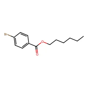 Hexyl 4-bromobenzoate structure