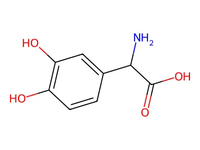 3,4-Dihydroxyphenylglycine structure