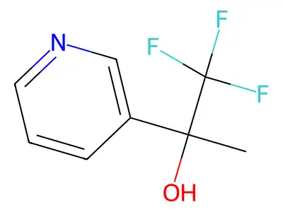 1,1,1-Trifluoro-2-pyridin-3-ylpropan-2-ol structure