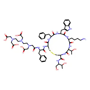Pentetreotide structure