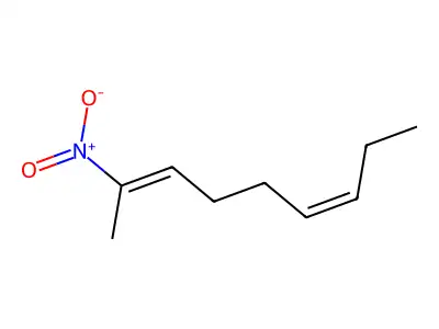 2-Nitronona-2,6-diene structure