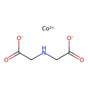 (N-((Carboxy-kappaO)methyl)glycinato(2-)-kappaN,kappaO)cobalt structure