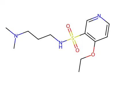 3-Pyridinesulfonamide, N-(3-(dimethylamino)propyl)-4-ethoxy- structure