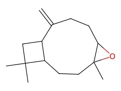 4,12,12-Trimethyl-9-methylene-5-oxatricyclo(8.2.0.04,6)dodecane structure