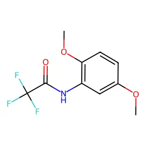 N-(2,5-dimethoxyphenyl)-2,2,2-trifluoroacetamide structure