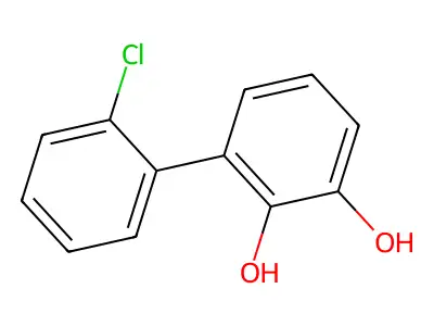 2'-Chlorobiphenyl-2,3-diol structure