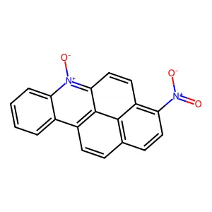 3-Nitro-6-azabenzo(a)pyrene N-oxide structure