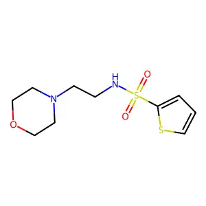 (2-Morpholin-4-ylethyl)(2-thienylsulfonyl)amine structure