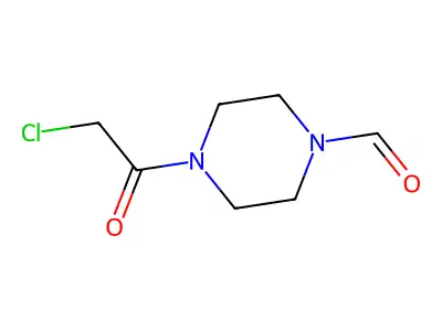 4-(2-Chloroacetyl)piperazine-1-carbaldehyde structure