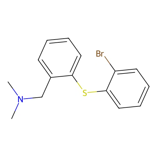 N-{2-[(2-bromophenyl)sulfanyl]benzyl}-N,N-dimethylamine structure