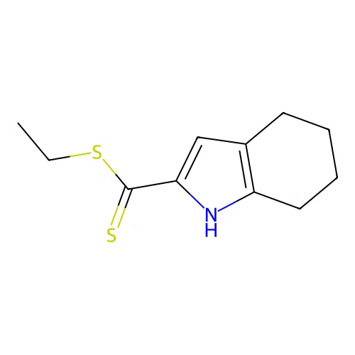 Ethyl 4,5,6,7-tetrahydro-2-indoledithiocarboxylate structure