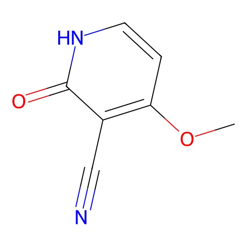 3-Pyridinecarbonitrile, 1,2-dihydro-4-methoxy-2-oxo- structure