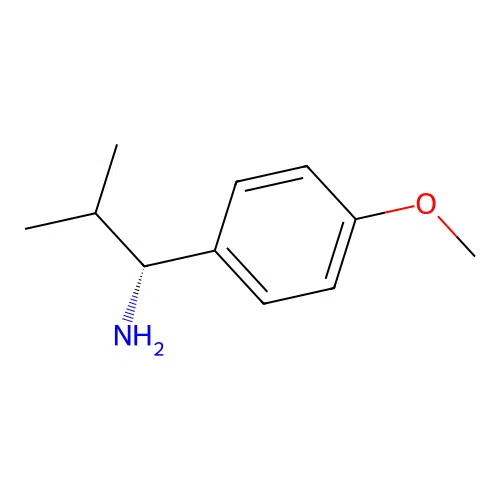 (R)-1-(4-Methoxyphenyl)-2-methylpropan-1-amine structure