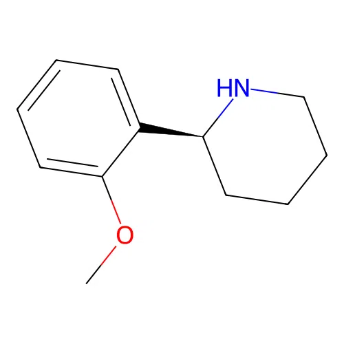 (2S)-2-(2-methoxyphenyl)piperidine structure