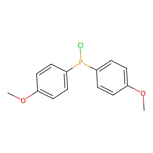Bis(4-methoxyphenyl)chlorophosphine structure