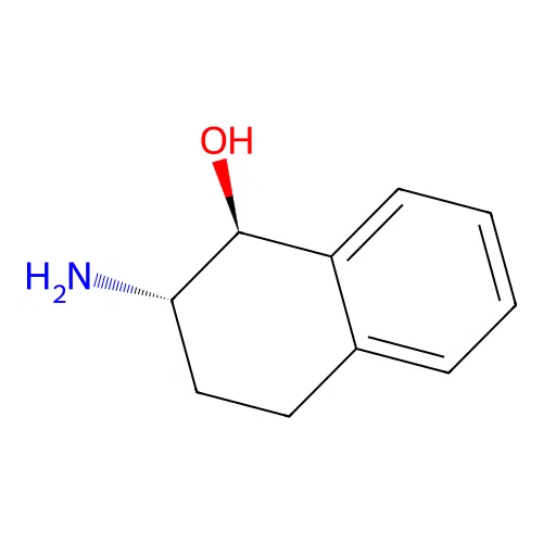 Trans-(1S,2S)-2-amino-1,2,3,4-tetrahydronaphthalen-1-OL structure