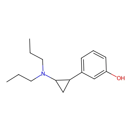 3-[2-(Dipropylamino)cyclopropyl]phenol structure
