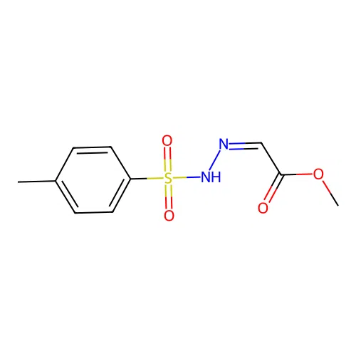 methyl (2Z)-2-[(4-methylphenyl)sulfonylhydrazinylidene]acetate structure