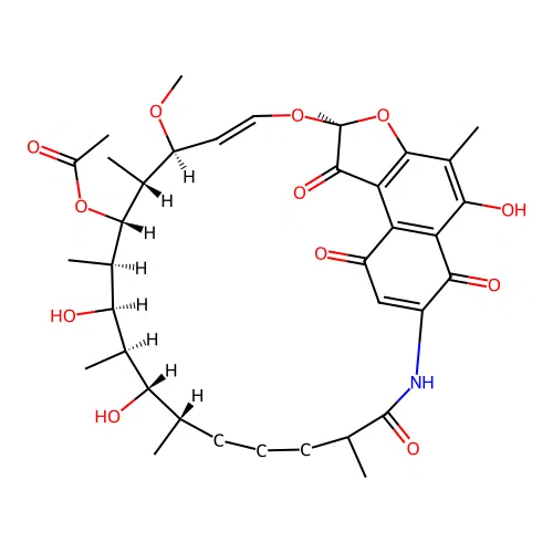 Tetrahydrorifamycin S structure