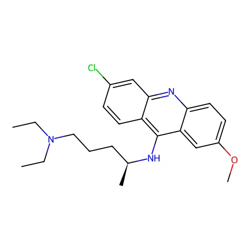 (S)-quinacrine structure