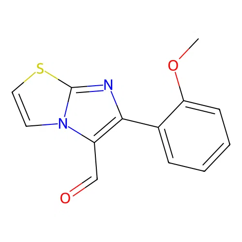 6-(2-Methoxyphenyl)imidazo[2,1-b][1,3]thiazole-5-carbaldehyde structure