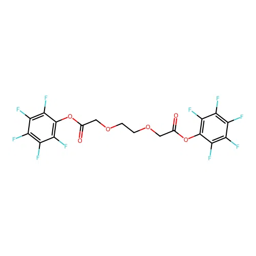 Di(Pentafluorophenyl) (ethy1enedioxy)diacetate structure