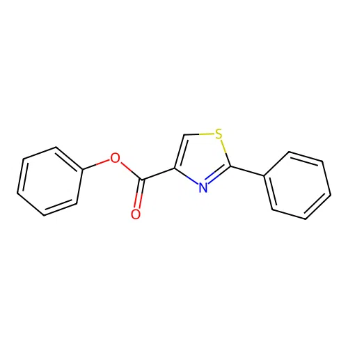 Phenyl 2-phenylthiazole-4-carboxylate structure