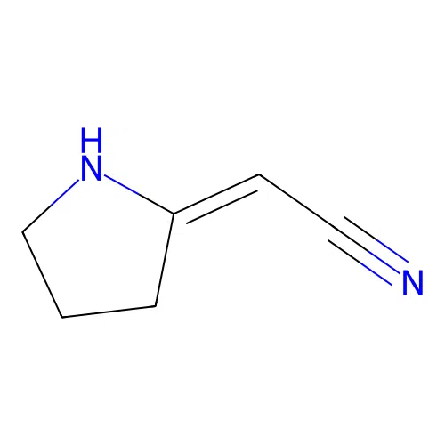 Pyrrolidinylidene acetonitrile structure