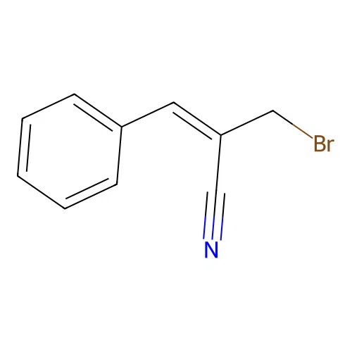 (e)-2-(Bromomethyl)-3-phenylacrylonitrile structure