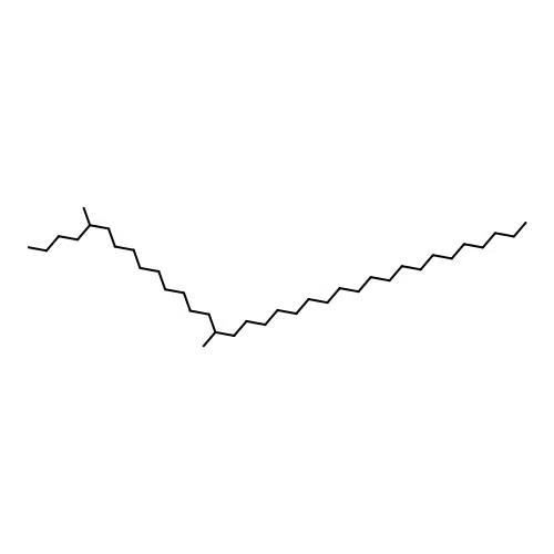 5,15-Dimethylpentatriacontane structure