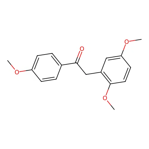 2-(2,5-Dimethoxy-phenyl)-1-(4-methoxy-phenyl)ethanone structure