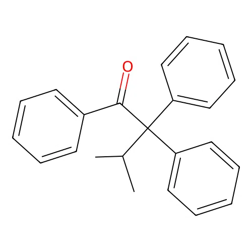 3-Methyl-1,2,2-triphenyl-1-butanone structure