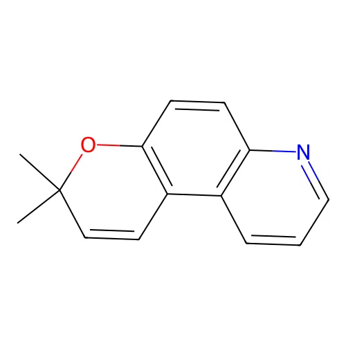 3,3-dimethyl-3H-pyrano[3,2-f]quinoline structure