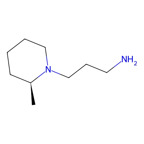 3-[(2S)-2-methylpiperidin-1-yl]propan-1-amine structure