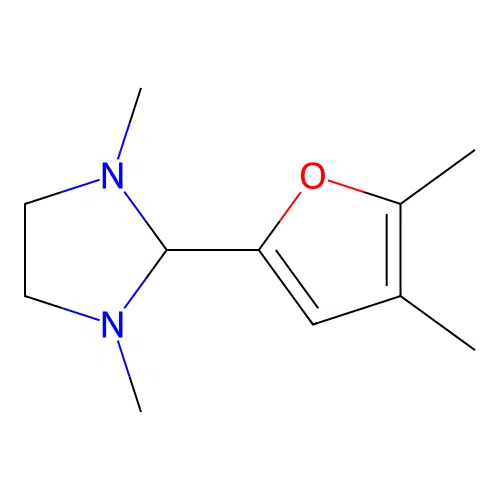 2-(4,5-Dimethylfuran-2-yl)-1,3-dimethylimidazolidine structure