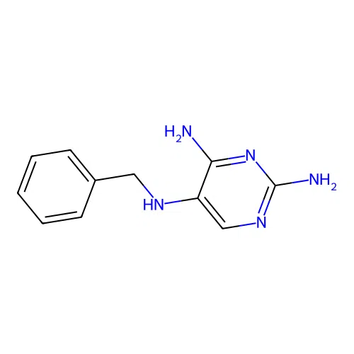 N5-benzylpyrimidine-2,4,5-triamine structure