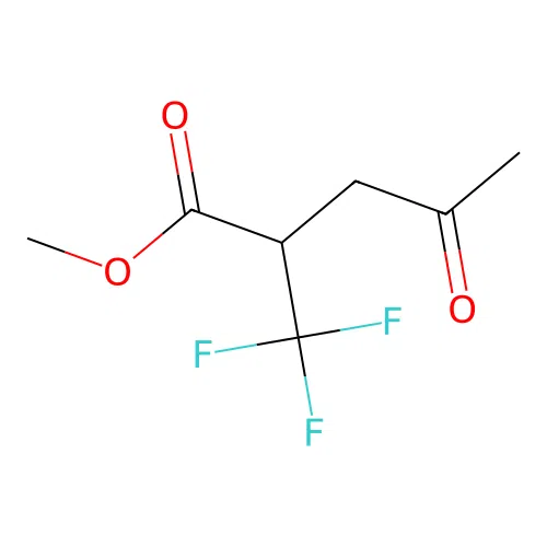 Methyl 4-oxo-2-(trifluoromethyl)pentanoate structure