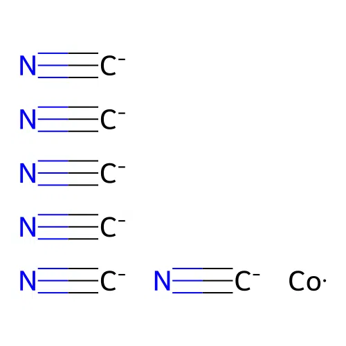 Hexacyanocobalt structure