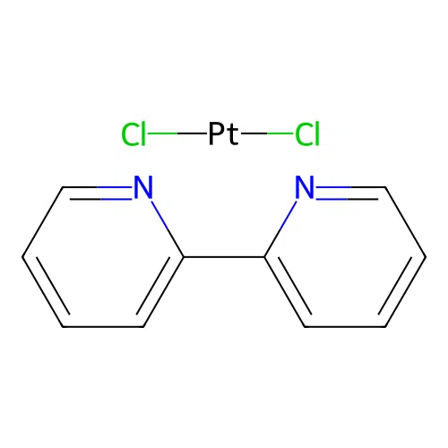 (2,2'-Bipyridine)dichloroplatinum(II) structure